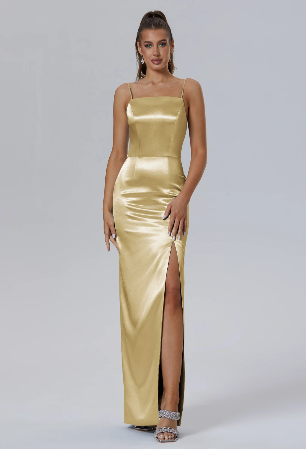 AW Bessie Light Gold  Bridesmaid Dresses